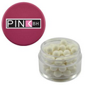Twist Top Container w/ Pink Cap Filled w/ Signature Peppermints
